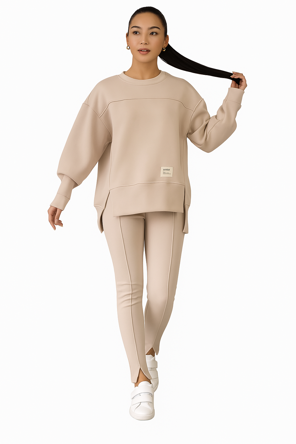 Sweater and leggings set modern and comfortable for women-3