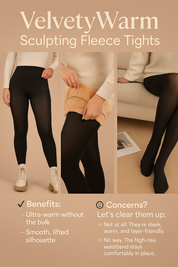 Velvet Fleece Tights for warm legs