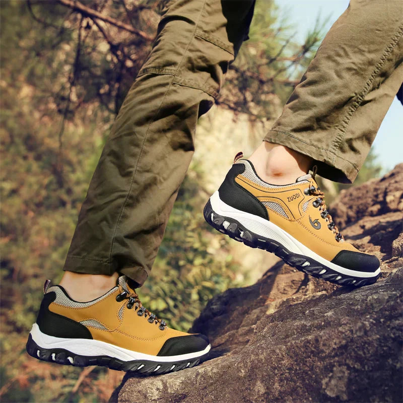Men’s Hiking Shoes - Durable & Breathable - Reinforced Toe & Heel - Slip-Resistant Sole-3