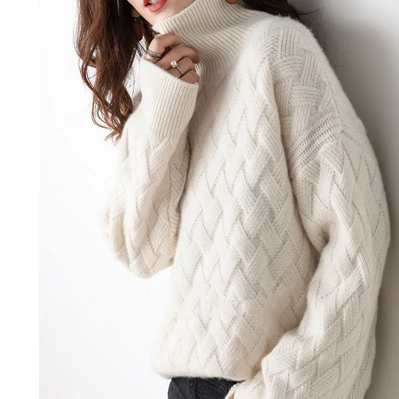 Sweaters made of soft cashmere for stylish women's look-3