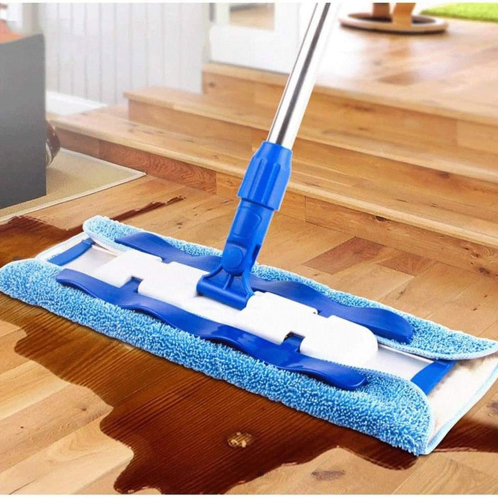 Flat Mope With Reusable Washable Mop Cloths 0