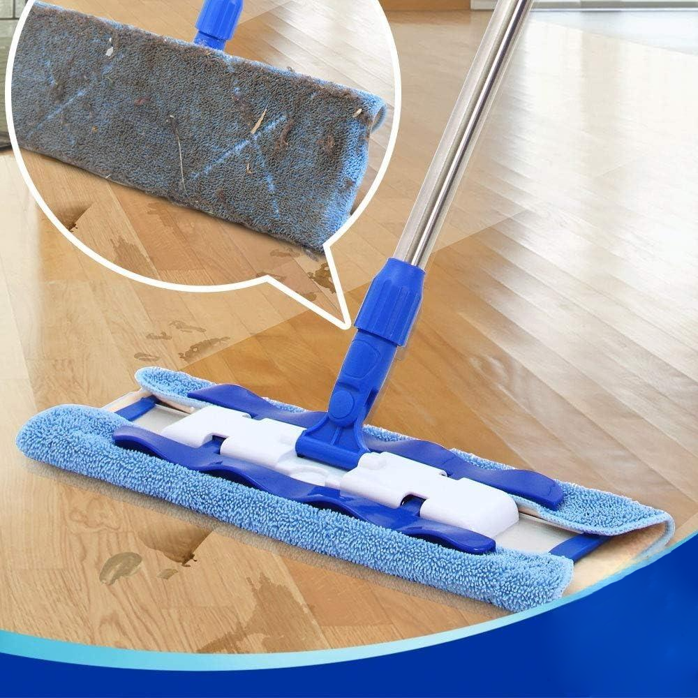 Flat Mope With Reusable Washable Mop Cloths 1