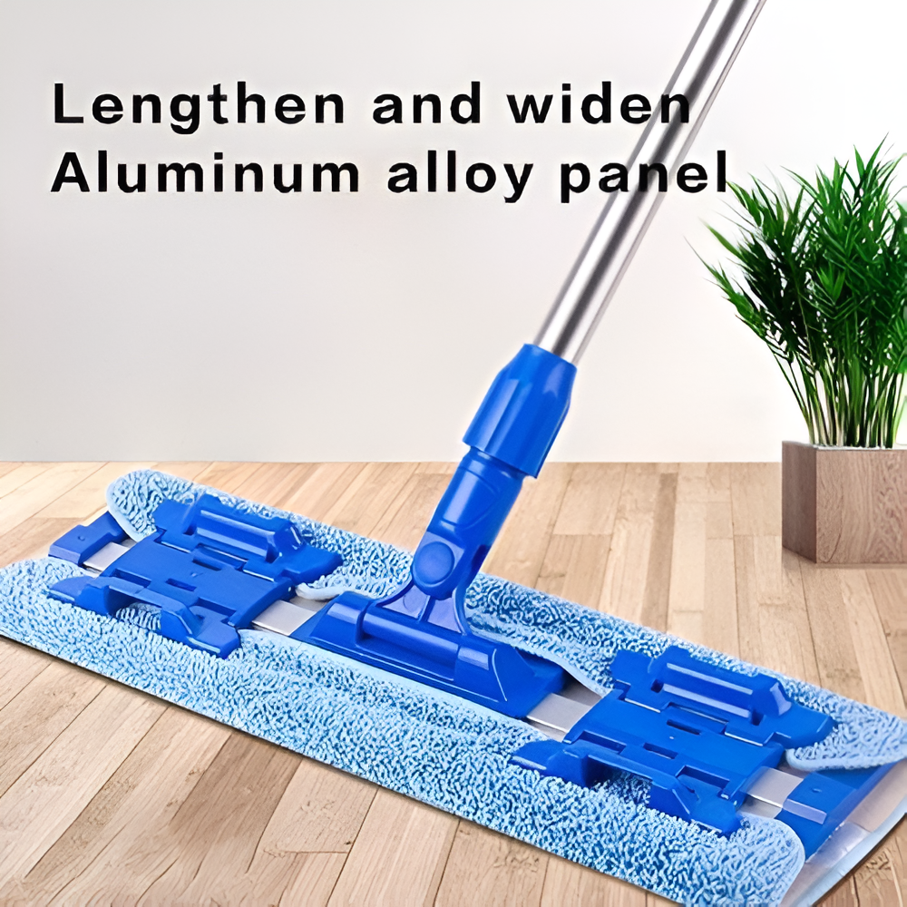Flat Mope With Reusable Washable Mop Cloths 4