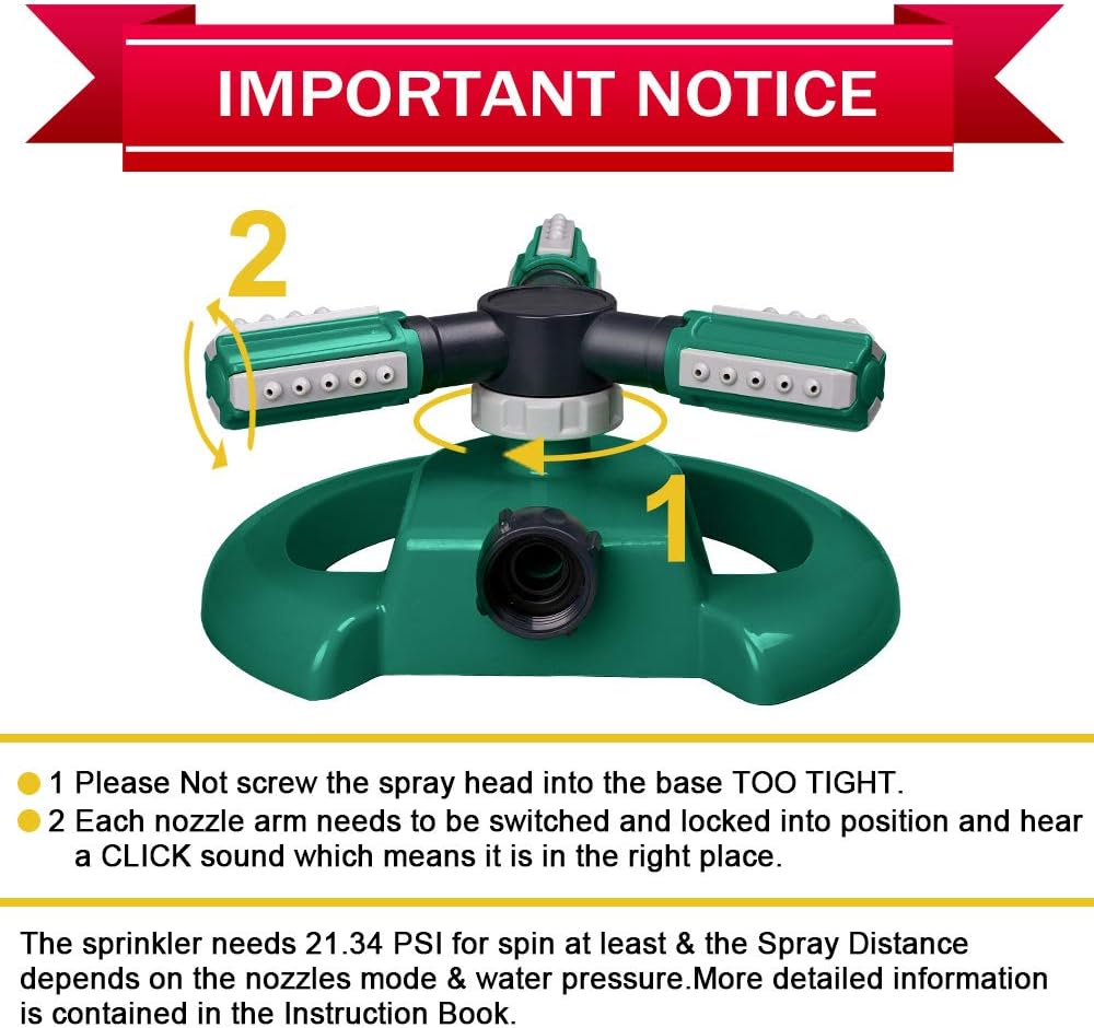 Garden Lawn Water Sprinkler 4