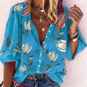 MADELINE | Lightweight Floral Print Blouse