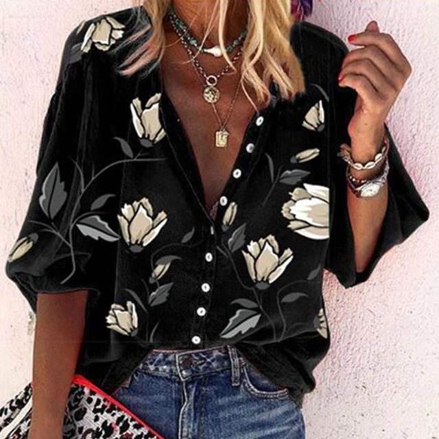 MADELINE | Lightweight Floral Print Blouse