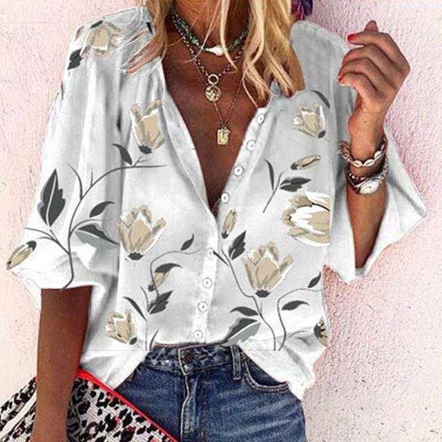 MADELINE | Lightweight Floral Print Blouse