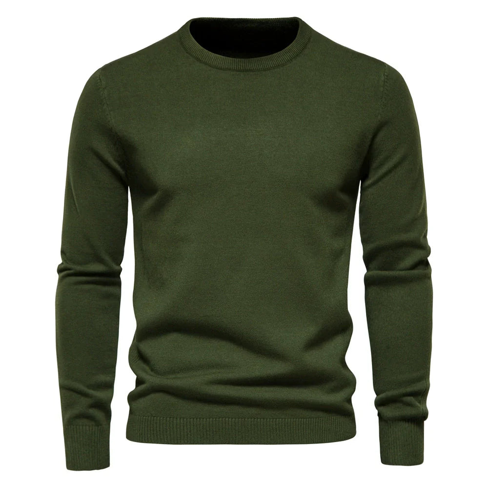 Men’s Crew Neck Sweater – Regular Fit – Long Sleeve – Soft & Warm Knit Jumper-2