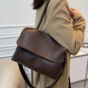 Eva | Stylish Crocodile Pattern Large Capacity Women's Shoulder Bag