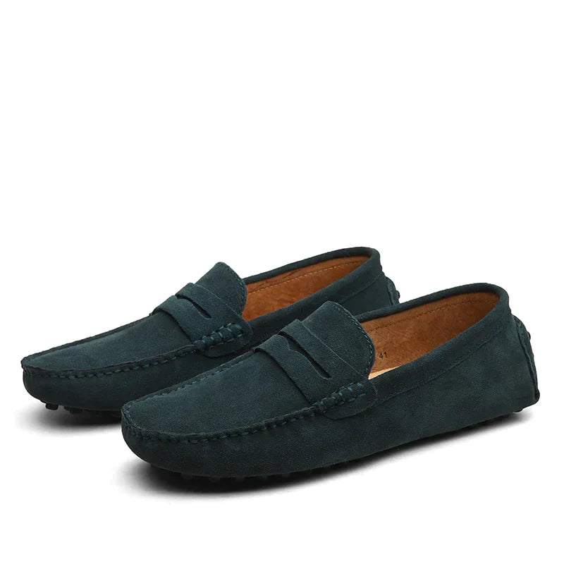 HUGO | Suede Loafers in Italian Style