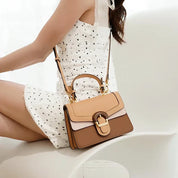 Siena | Vintage Color Block Shoulder Bag