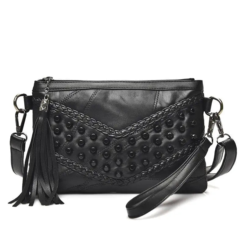Sanne | Chic Textured Accent Crossbody Clutch
