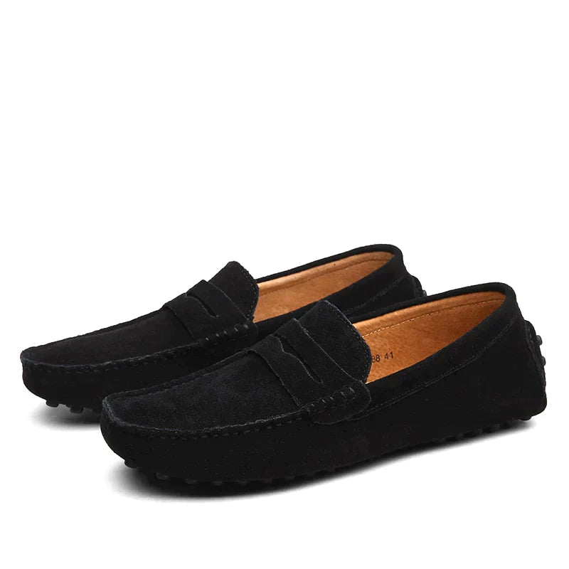 HUGO | Suede Loafers in Italian Style