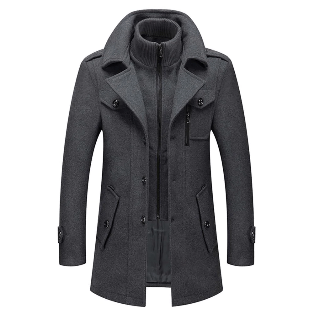 Justine | Timeless Elegance Men's Overcoat