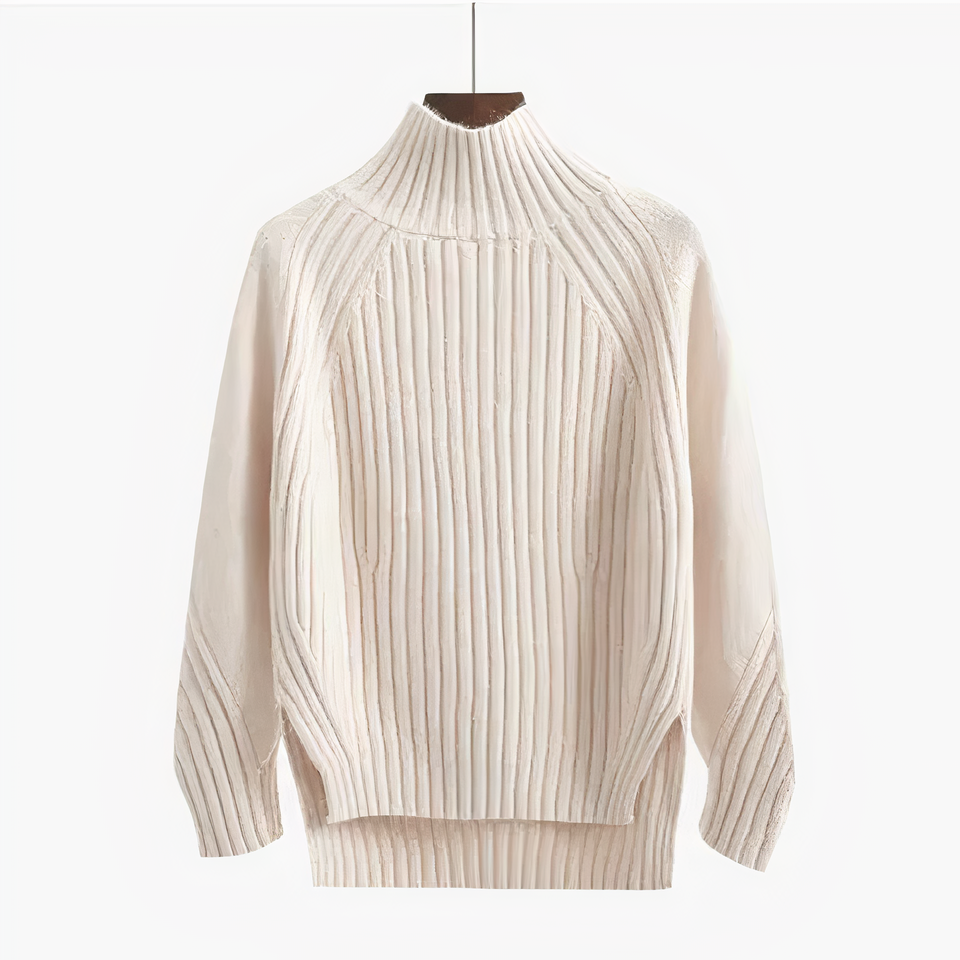 Comfortable knitting sweater with soft surface-3