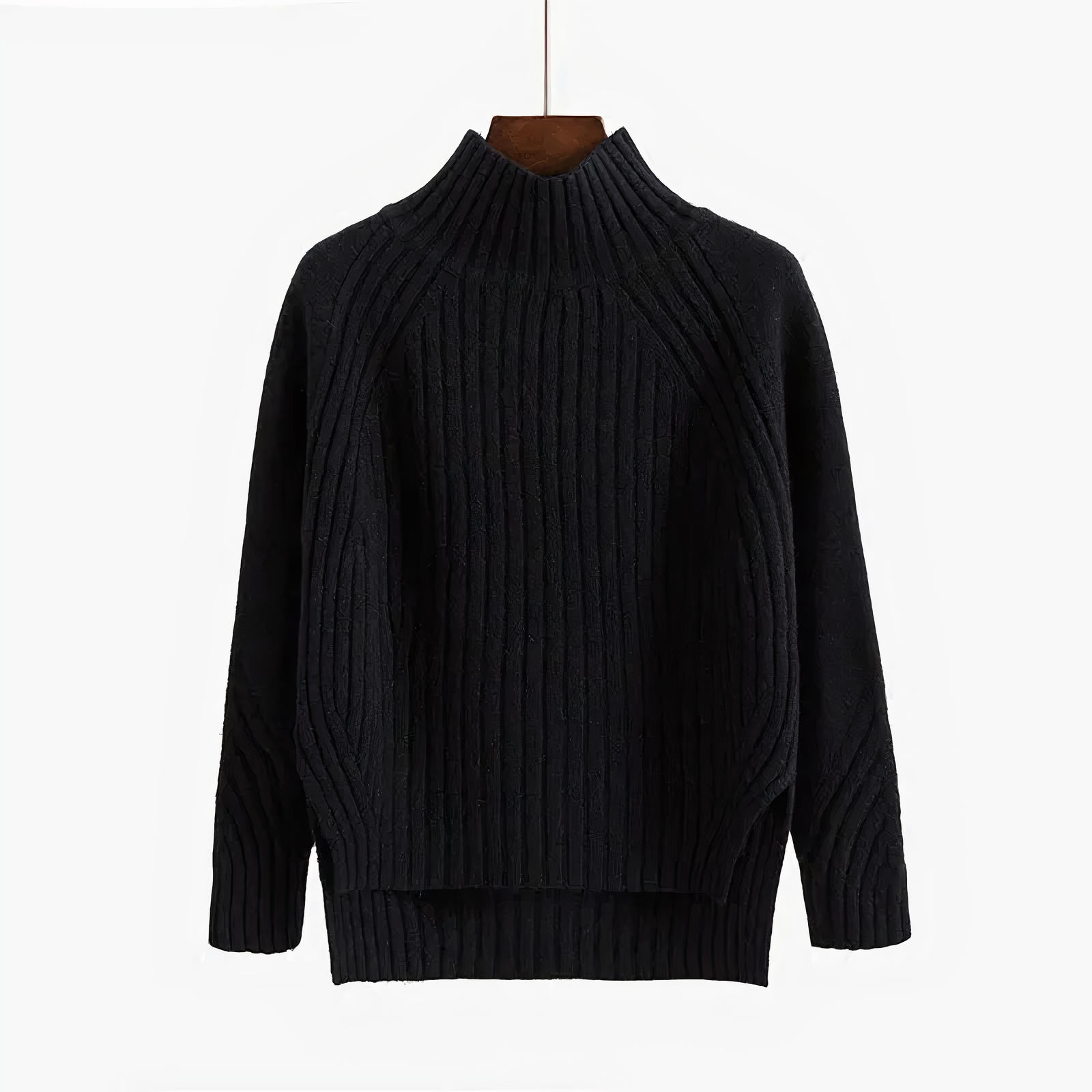Comfortable knitting sweater with soft surface-5