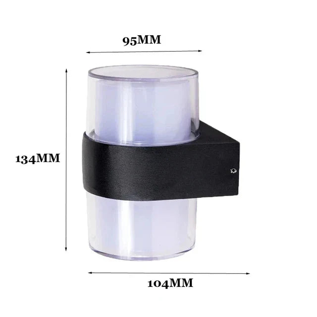 WallGlow | Modern Outdoor Wall Lamp for Garden and Patio Lighting
