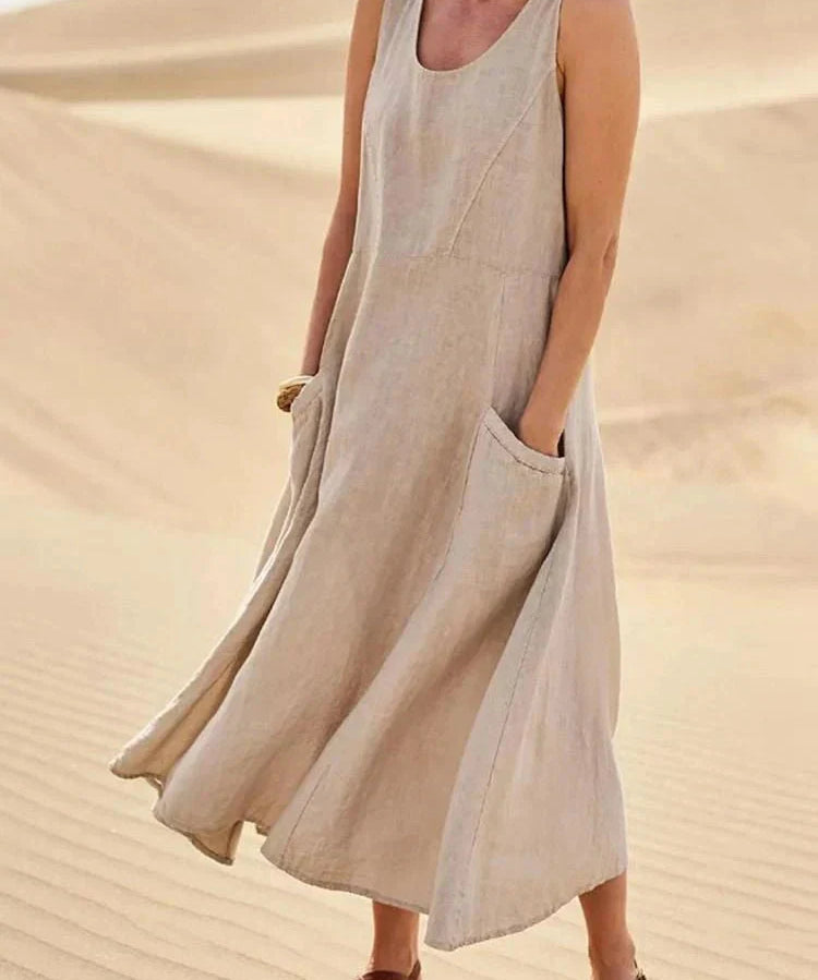 LUCY | Casual Maxi Dress with Pockets
