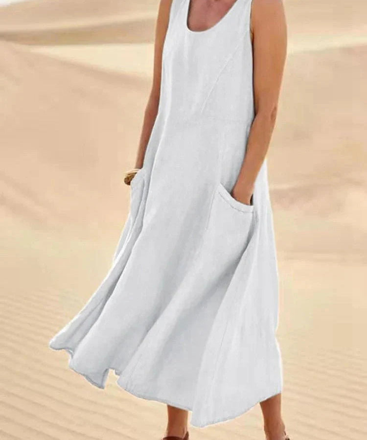 LUCY | Casual Maxi Dress with Pockets