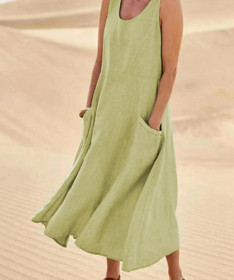 LUCY | Casual Maxi Dress with Pockets