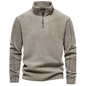 Men's sweatshirts jacket stand up collar-2