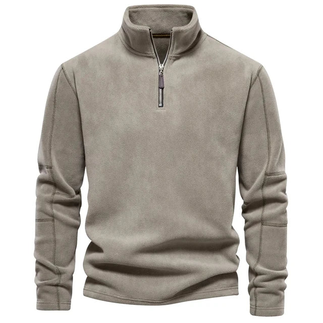 Men's sweatshirts jacket stand up collar-2