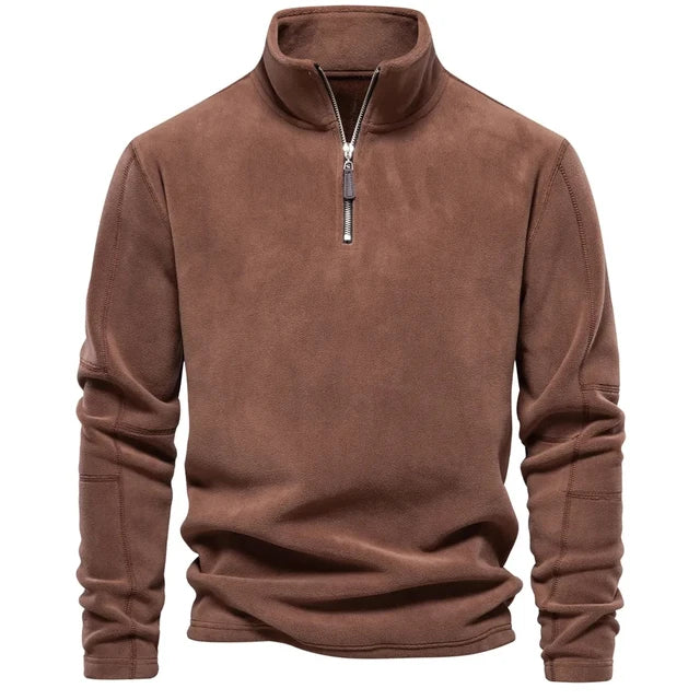 Men's sweatshirts jacket stand up collar-3