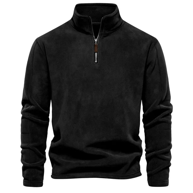 Men's sweatshirts jacket stand up collar-5