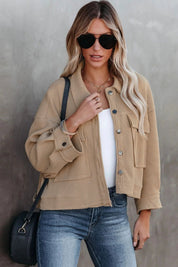 Long -sleeved women's sweater with collar - elegance & comfort-5