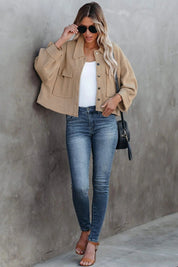 Long -sleeved women's sweater with collar - elegance & comfort-6