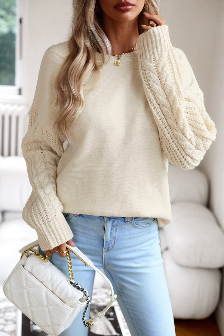 Long -sleeved women circular sweaters - warm & stylish in winter-2