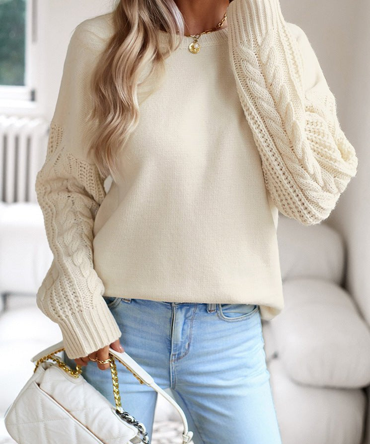 Long -sleeved women circular sweaters - warm & stylish in winter-2