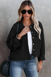 Long -sleeved women's sweater with collar - elegance & comfort-1