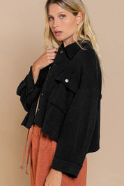 Long -sleeved women's sweater with collar - elegance & comfort-2
