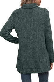 Green turtleneck - warm, stylish & versatile-4