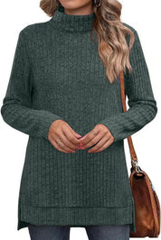 Green turtleneck - warm, stylish & versatile-2