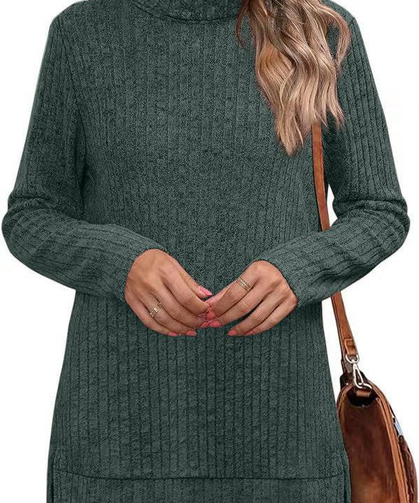 Green turtleneck - warm, stylish & versatile-2