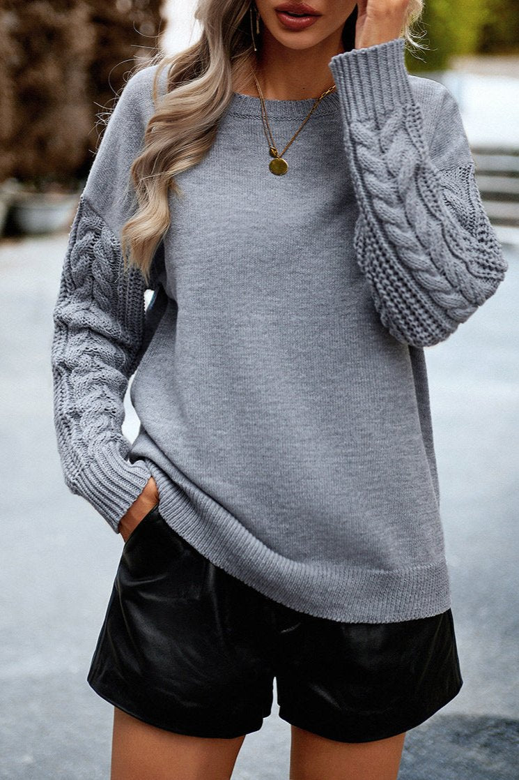 Long -sleeved women circular sweaters - warm & stylish in winter-6