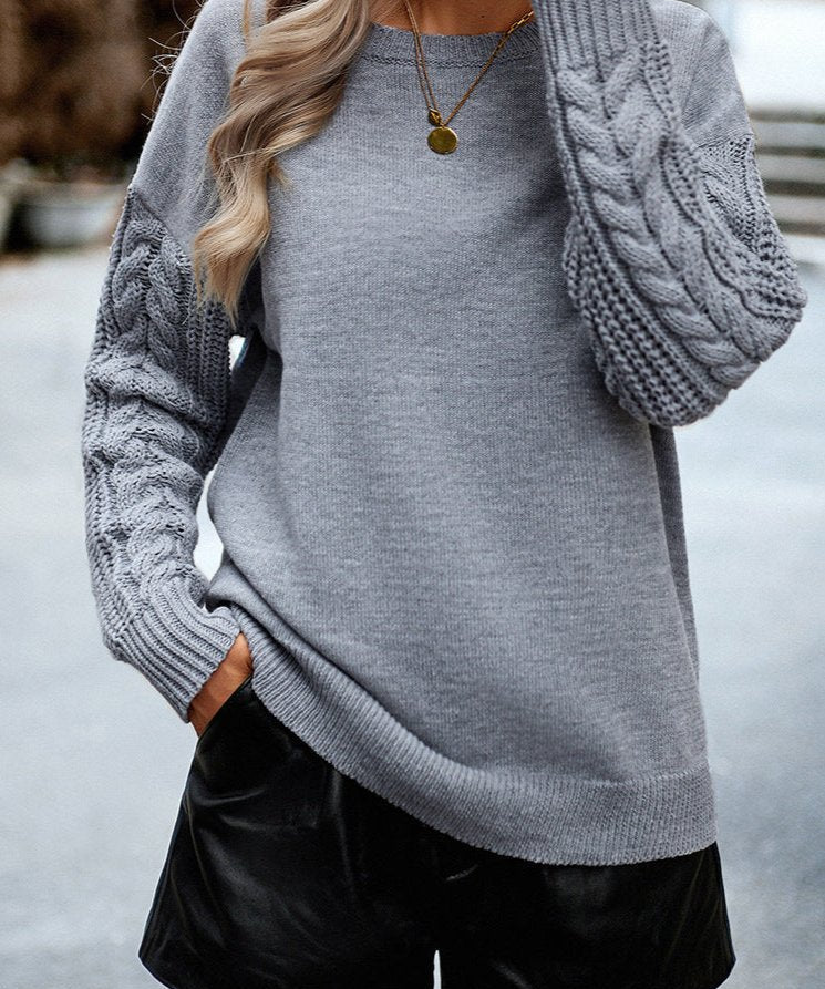 Long -sleeved women circular sweaters - warm & stylish in winter-6