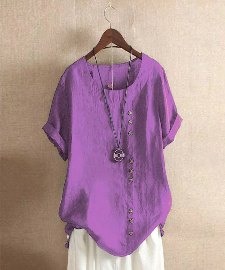 KELLYS | Short-sleeved Blouse with Round Neckline