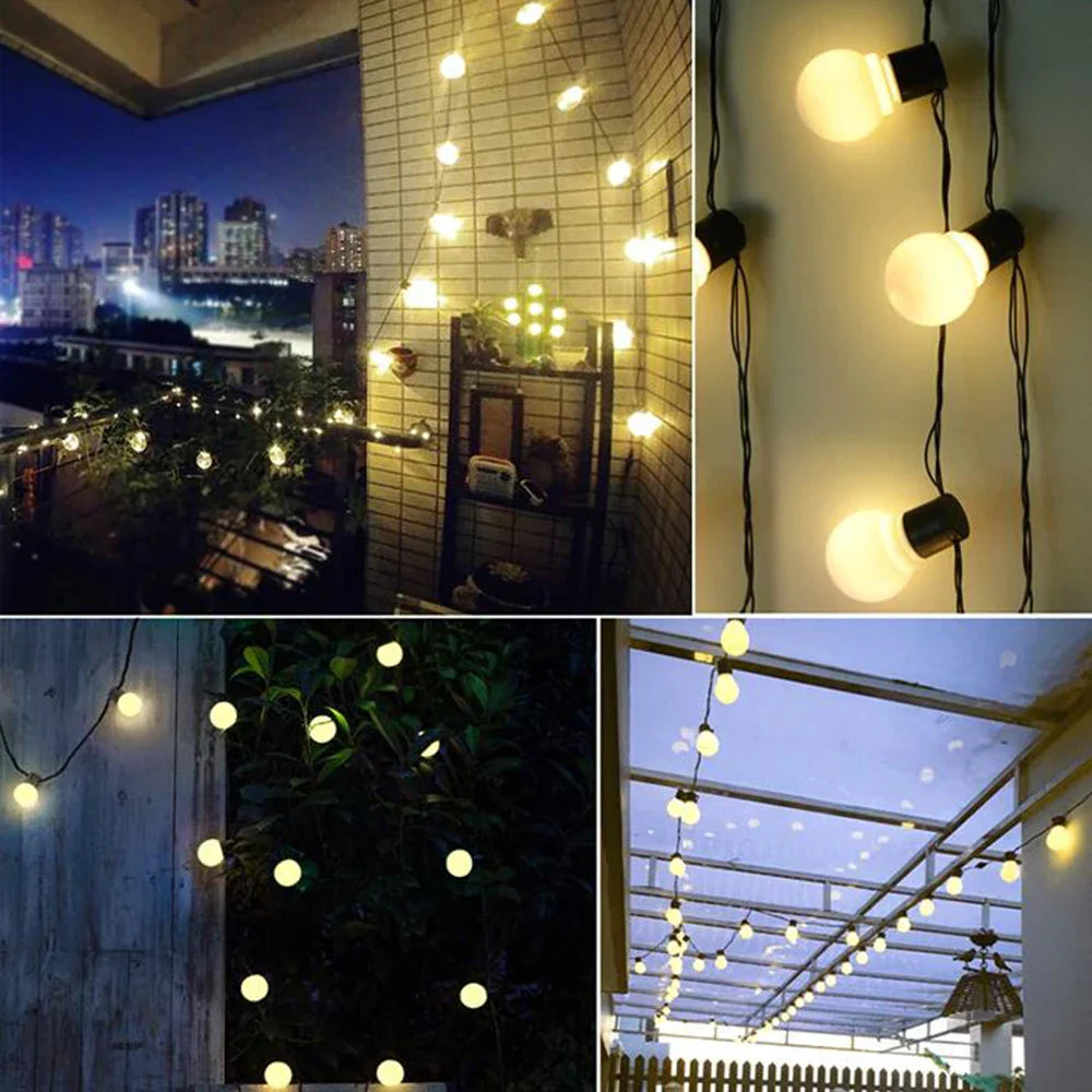 LumiGlow | Solar-Powered String Lights for Outdoor Décor