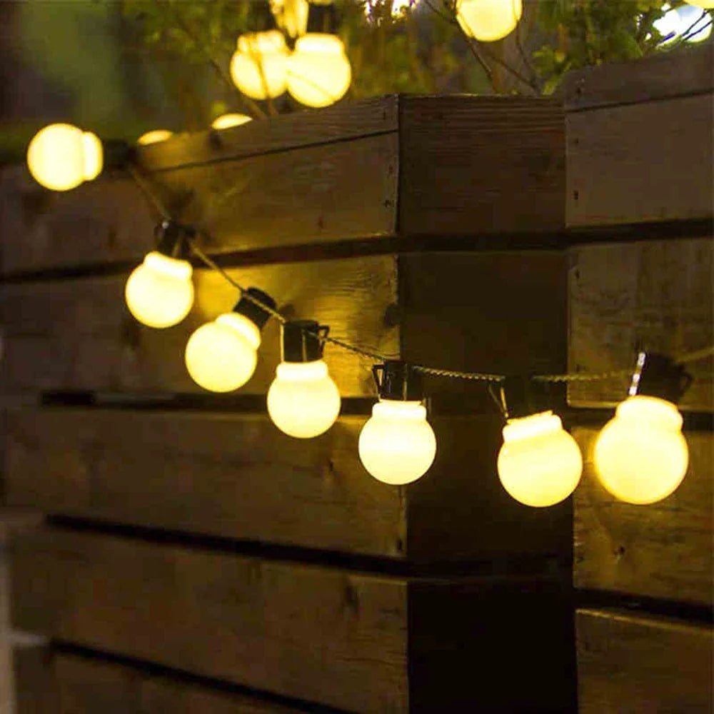 LumiGlow | Solar-Powered String Lights for Outdoor Décor