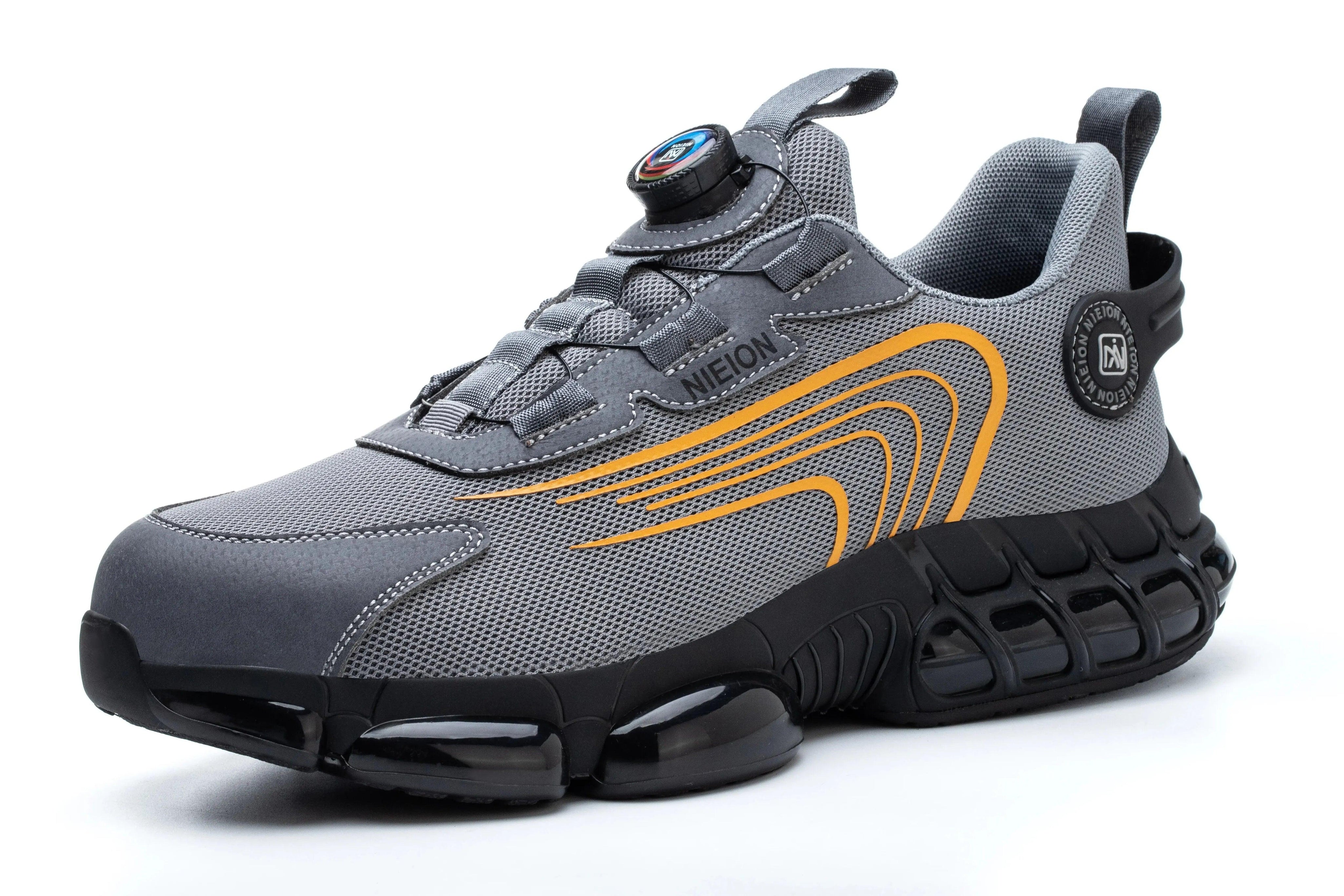 Work Safety Shoes with Rotating Buckle for Men-3