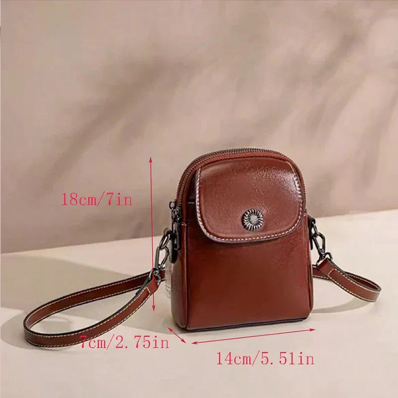 Sophie | Women's Vintage Leather Convertible Crossbody Bag