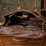 Liam | Men's Genuine Leather Business Briefcase Crossbody Messenger Bag