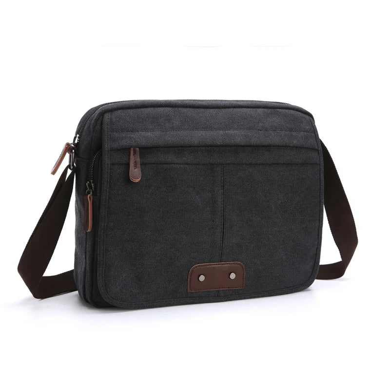 Ethan | Vintage Canvas Men's Messenger Bag