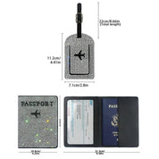 Lottie | Glittering Passport Holder & Luggage Tag Set