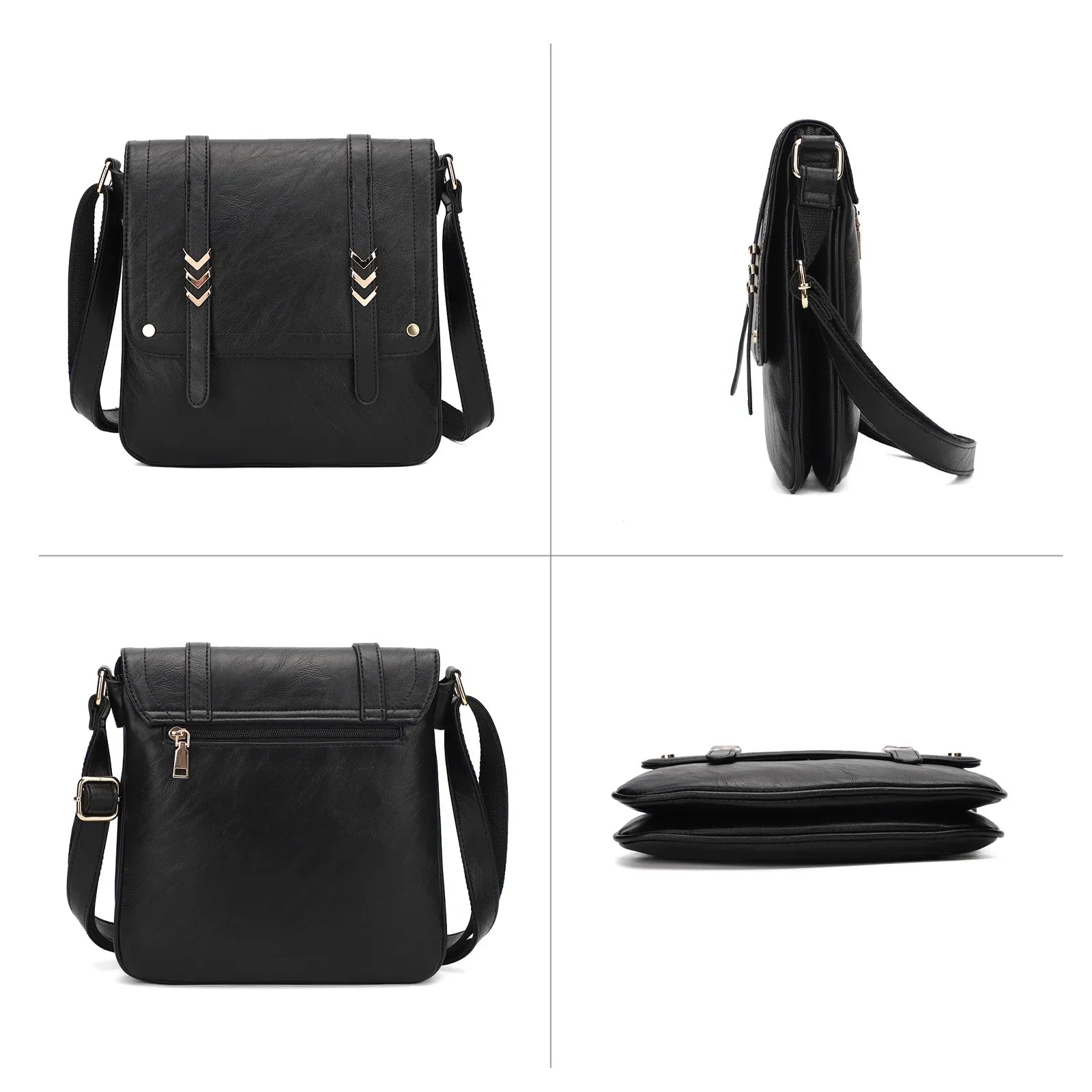 Lila | Double Pocket Crossbody Sling Bag