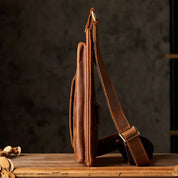Lars | Genuine Leather Triangle Shoulder Bag