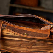 Lars | Genuine Leather Triangle Shoulder Bag